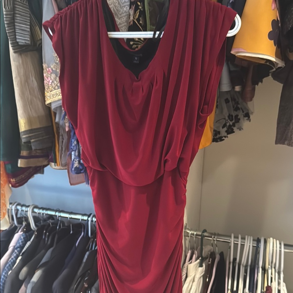 Elegant Red Women's Dress